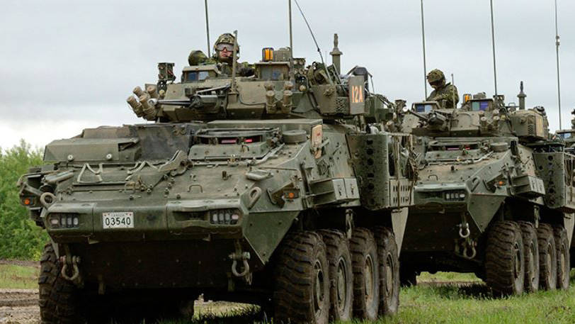Light armoured vehicle.