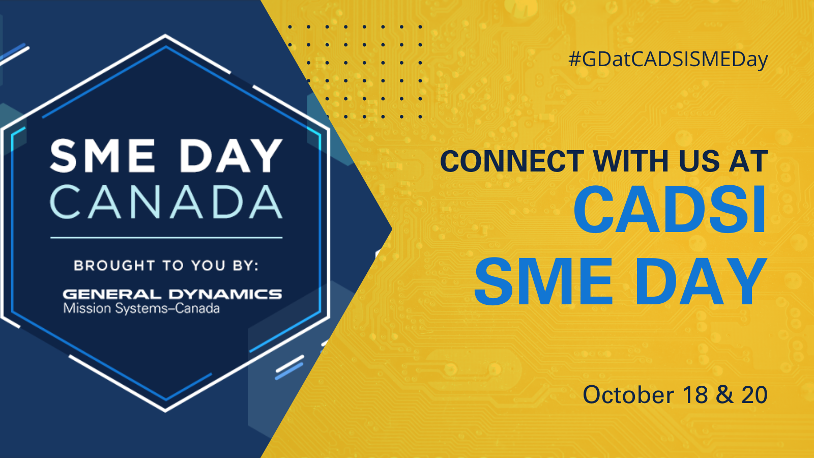 CADSI SME Day invite: October 18-20