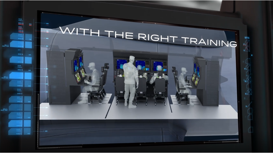 Virtual instructors teaching aircraft operators