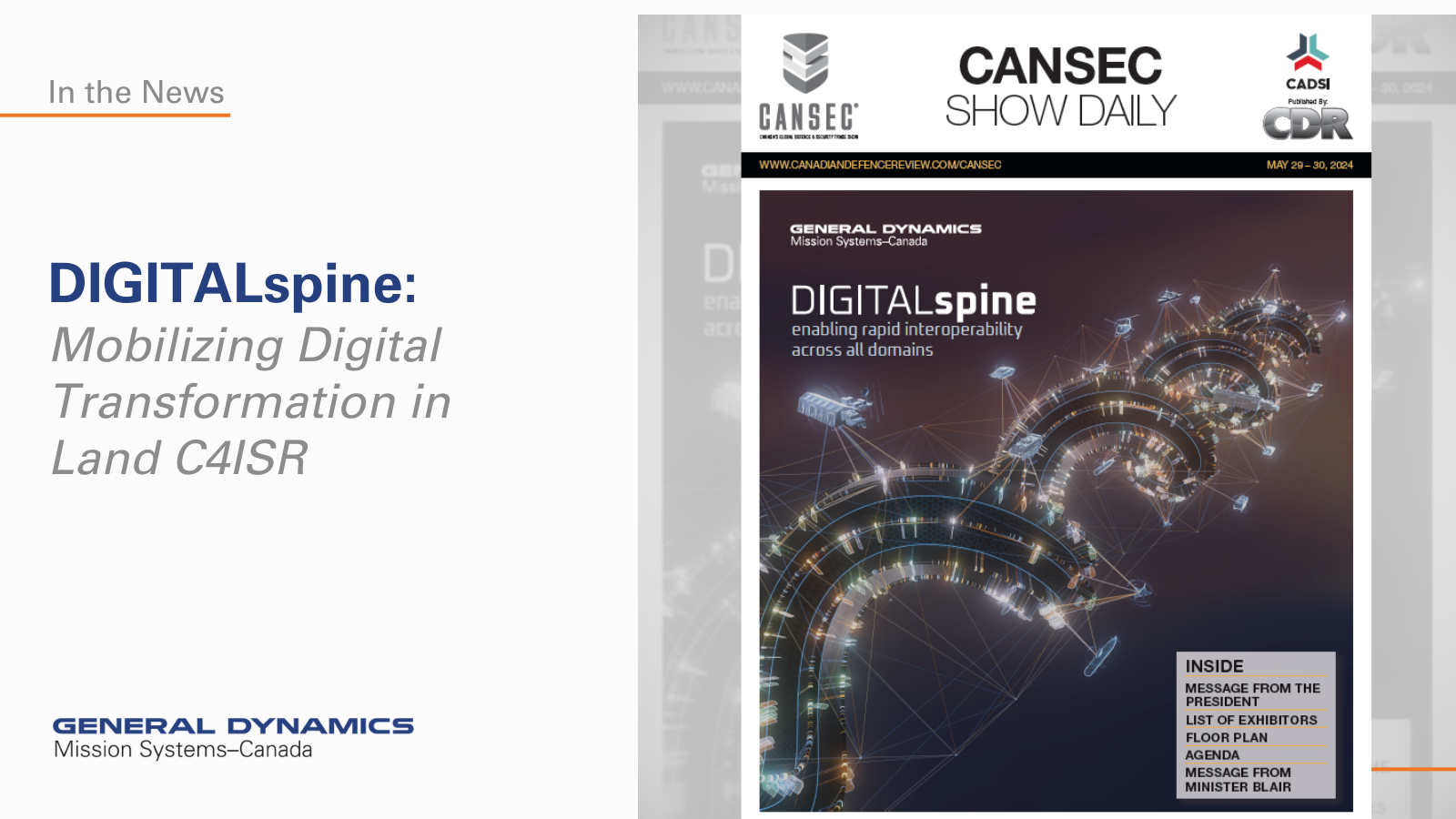 DIGITALspine: Mobilizing Digital Transformation in Land C4ISR article image