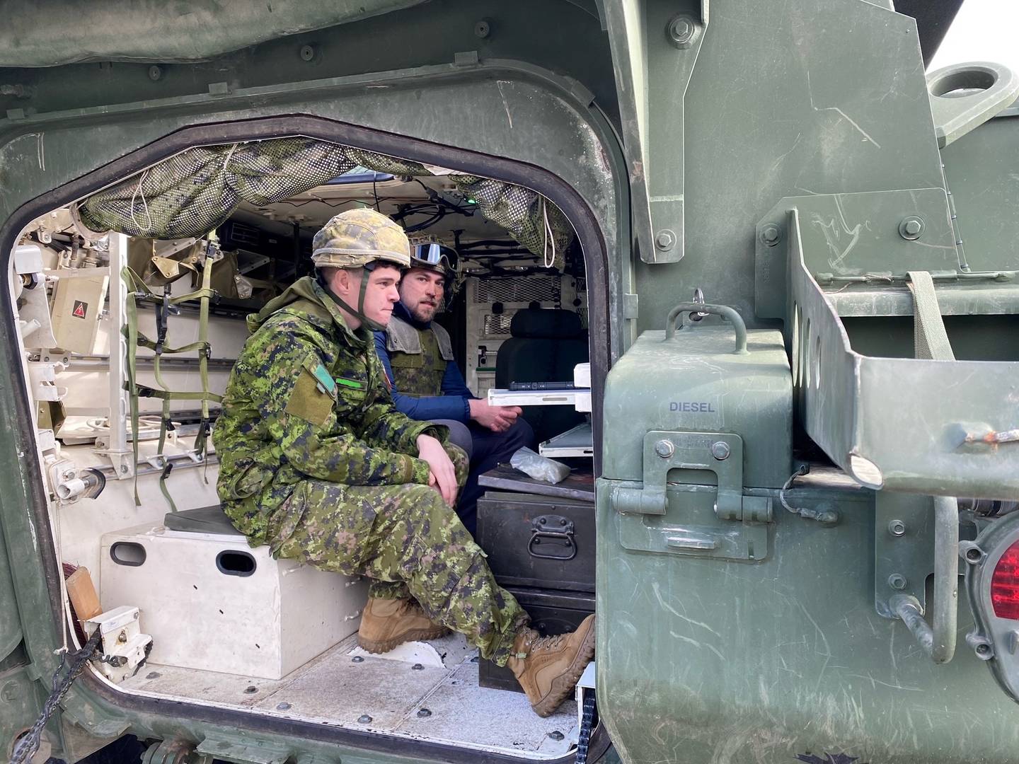 Troy onsite for C4ISR article