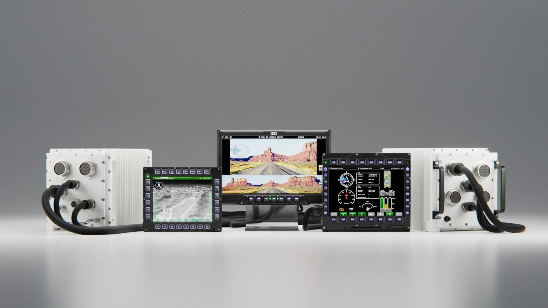 Land products collage.