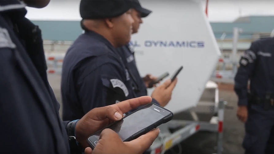 First Responder Using Mobile Phone