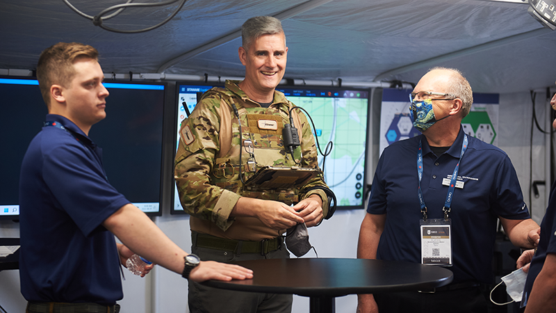 People meeting at CANSEC