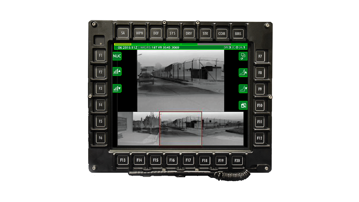 Smart Display with buttons around the screen